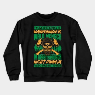 Lumberjack Woodworker Chainsaw Gift Crewneck Sweatshirt